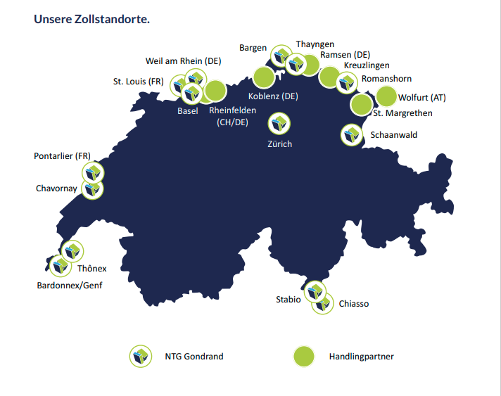 NTG Gondrand Customs AG - Hauptsitz Schweiz - Basel